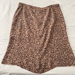 Reformation Mia Cheetah Skirt